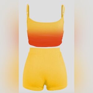 Nwot 2 Piece Outfits for Women Summer Sexy Bodycon Sleeveless Active Wear (Jy34)